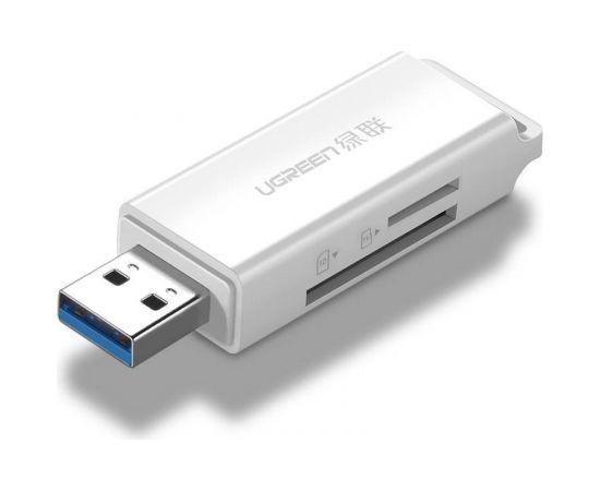 UGREEN CM104 SD/microSD USB 3.0 memory card reader (white)