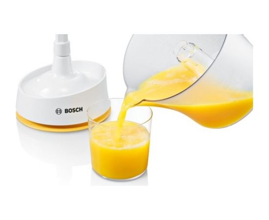 Bosch MCP3500 electric citrus press 0.8 L 25 W White, Yellow