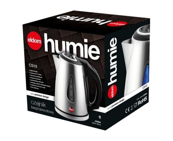 CS10 HUMIE ELDOM cordless kettle, capacity 1.0 l