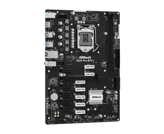 Asrock Q270 Pro BTC+ Intel® Q270 LGA 1151 (Socket H4) ATX Mātes plates