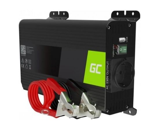 Green Cell® Car Power Inverter Converter 12V to 230V Pure sine 300W/600W with USB