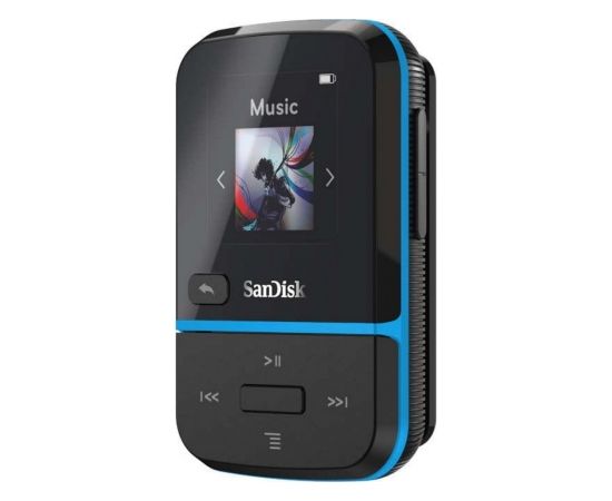 SanDisk Clip Sport Go MP3 Player 32 GB Blue MP3 Atskaņotāji