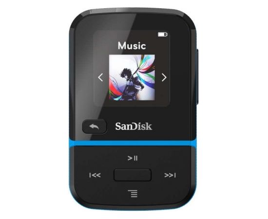 SanDisk Clip Sport Go MP3 Player 32 GB Blue MP3 Atskaņotāji