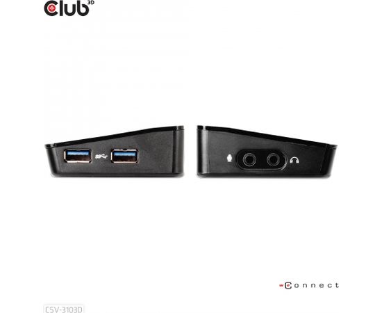 CLUB3D CSV-3103D The Club 3D Universal USB 3.1 Gen 1 UHD 4K Docking station DisplayLink™