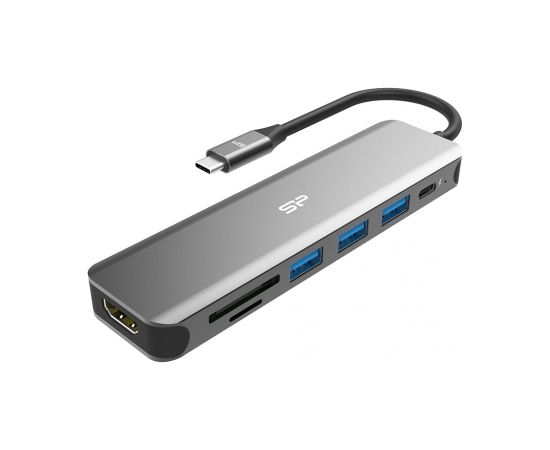 SILICON POWER SU20 7IN1 USB-C PD DOCKING STATION