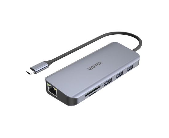 UNITEK D1026B interface hub USB 3.2 Gen 1 (3.1 Gen 1) Type-C 5000 Mbit/s Grey