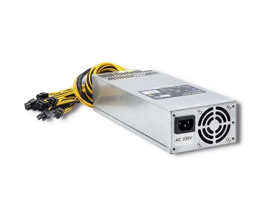 Qoltec 50177 PCI-E power supply Smart 1600W | 80 Plus Gold - Data mining