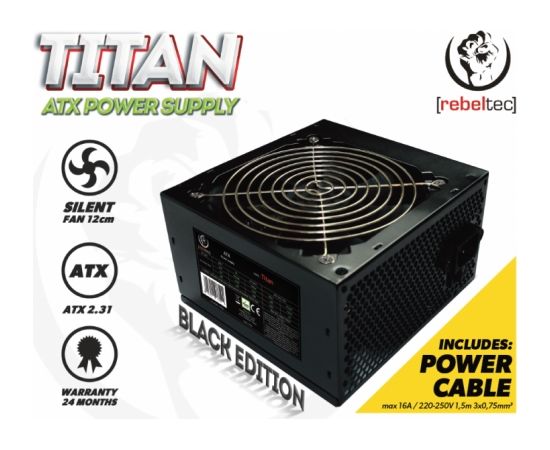 Rebeltec TITAN 600 ATX power supply ver. 2.31