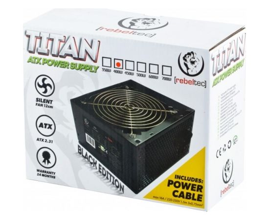 Rebeltec TITAN 600 ATX power supply ver. 2.31