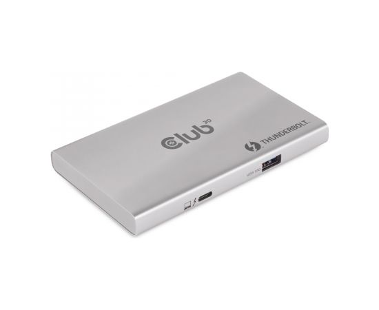CLUB 3D Certified Thunderbolt™4 Portable 5-in-1 Hub with Smart Power
