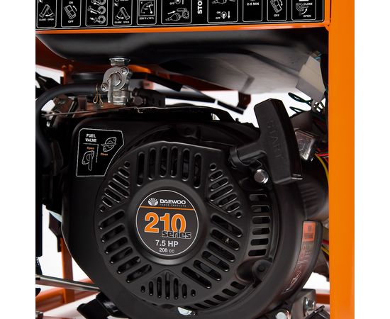 DAEWOO GDA 3500E 3.2KW 230V strāvas ģenerators