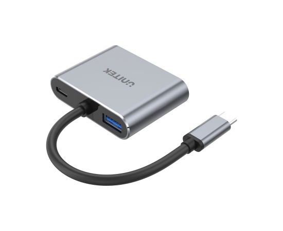 UNITEK D1049A interface hub USB 2.0 Type-C 480 Mbit/s Silver