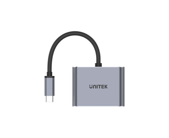 UNITEK D1049A interface hub USB 2.0 Type-C 480 Mbit/s Silver