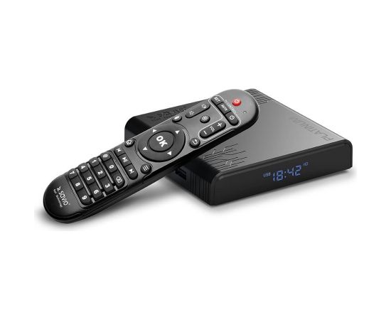 SAVIO Platinum Smart TV Box TB-P02, 4/32 GB, G31™ MP2 - 8K Ultra HD, Android 9.0 Pie, HDMI v 2.1, Bluetooth, Dual WiFi, 1000mbps,  USB 3.0