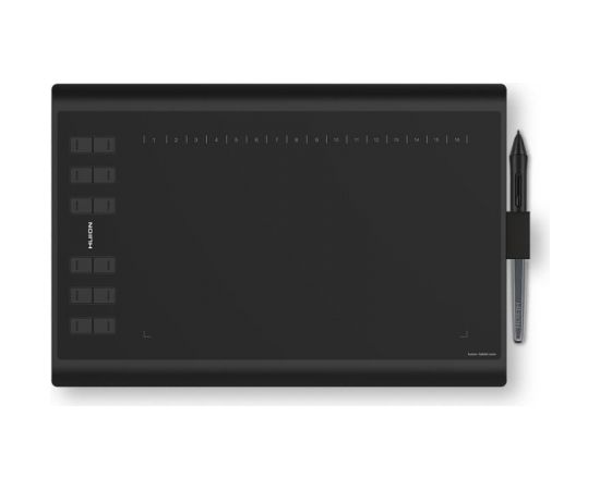 HUION H1060P graphic tablet 5080 lpi 250 x 160 mm USB Black