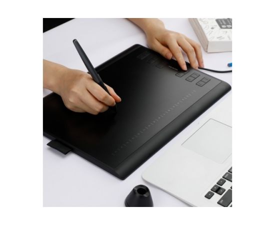 HUION H1060P graphic tablet 5080 lpi 250 x 160 mm USB Black