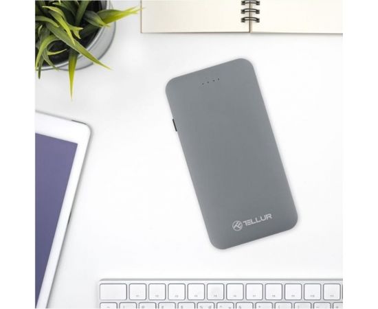 Tellur Power Bank QC 3.0 Fast Charge, 5000mAh, 3in1 gray