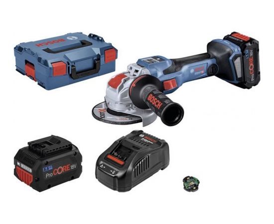 Bosch GWX 18V-15 SC, 2x5.5Ah ProCORE18V, GAL 1880 CV Akumulatora leņķa slīpmašīna