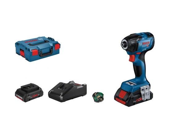 Bosch GDR 18V-210 C, 2xProCORE18V 4.0 Ah; GAL 18V-40; GCY 42 Akumulatora triecienskrūvgriezis