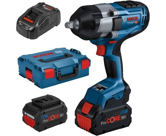 Bosch GDS 18V-1000 (2xProCORE18V 5.5Ah; GAL 1880; L) uzgriežņatslēga