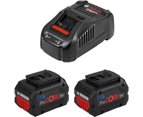 Bosch GBA 18V 2x12.0Ah ProCORE18V + GAL 18V-160 C Akumulatora un lādētāja komplekts