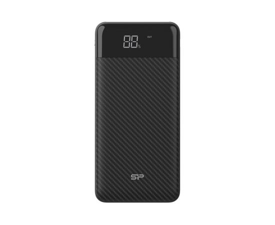 SILICON POWER GP28 Powerbank External battery 10000 mAh 2x USB 2.1A (SP10KMAPBKGP280K) Black