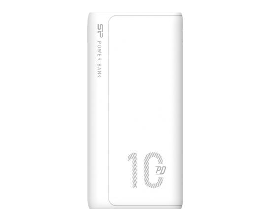 SILICON POWER QP15 Powerbank External battery 10000 mAh 2x USB QC 3.0 1x USB-C PD (SP10KMAPBKQP150W) White