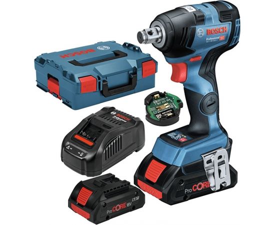 Bosch GDS 18V-200 C, 2x4.0Ah, CoMo, 1880CV Uzgriežņu atslēga