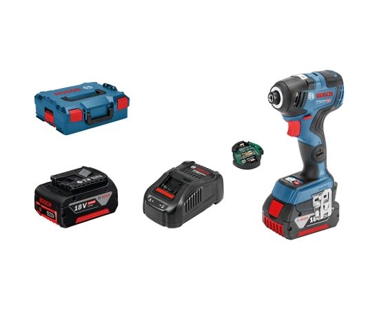 Bosch GWS 18V-10 PC, 2x5.0Ah, 1880CV Leņķa Slīpmašīna