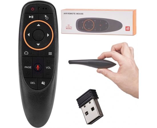 RoGer Air Mouse PRO1 Bezvadu tālvadības pults ar QWERTY tastatūru / žiroskopu peli / mikrofons