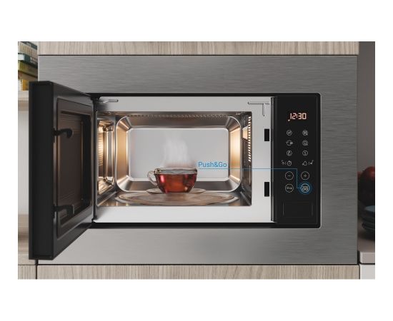 Indesit MWI 120 GX Built-in Grill microwave 20 L 800 W Stainless steel