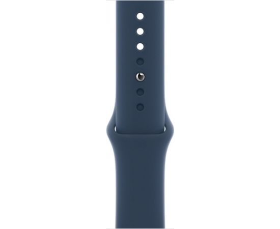 Apple Watch SE GPS + Cellular 44mm Silver Aluminium Case with Abyss Blue Sport Band