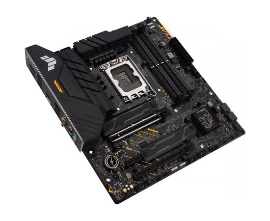 Asus TUF GAMING B660M-PLUS WIFI Processor family Intel, Processor socket  LGA1700, DDR5 DIMM, Memory slots 4, Supported hard disk drive interfaces 	SATA, M.2, Number of SATA connectors 4, Chipset B660,  mATX