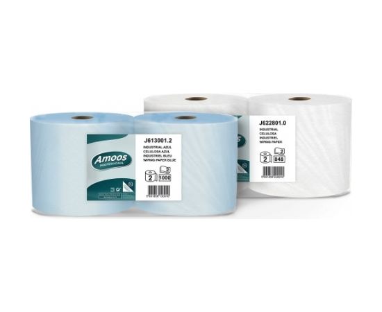 Navigator Industriālais papīrs ar perforāciju AMOOS, 2 slāņi, 300m, 23.5cm, zils EIS