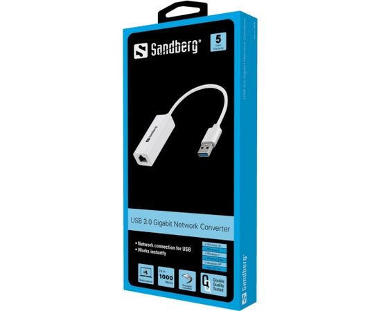 Sandberg 133-90 USB3.0 Gigabit Network Adapter