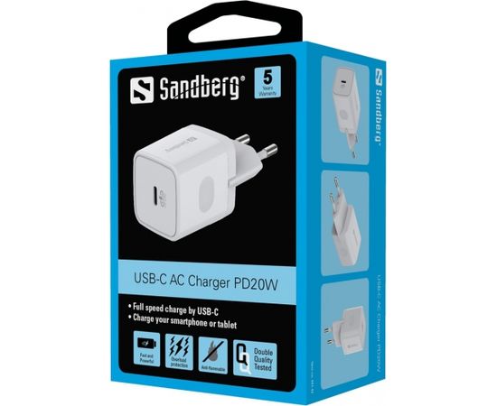 Sandberg 441-42 USB-C AC Charger PD20W