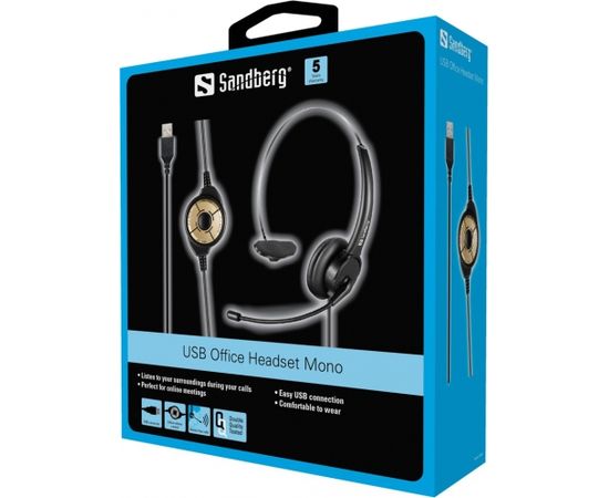 Sandberg 126-28 USB Office Headset Mono