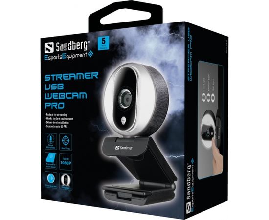 Sandberg 134-12 Streamer USB Webcam Pro