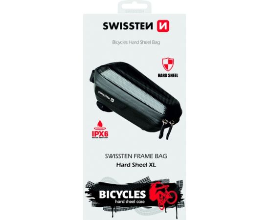 Swissten Ūdensizturīgs velosipēda Turētājs / Soma mobilajiem tālruņiem 4.2 - 6,7 collu