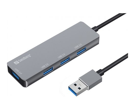Sandberg 333-67 USB-A Hub 1xUSB3.0+3x2.0 SAVER