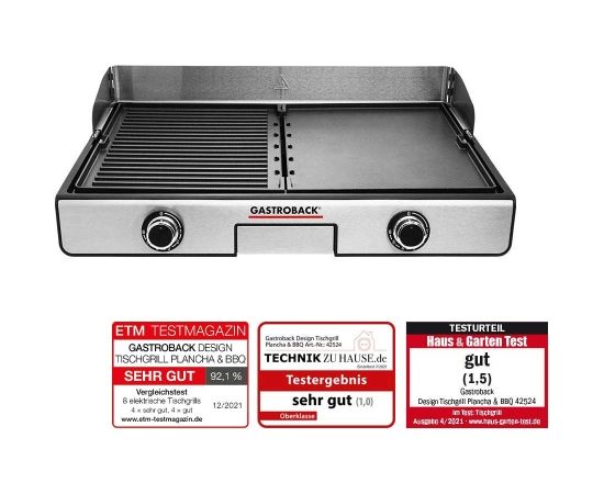 Gastroback 42524 Design Table Grill Plancha & BBQ