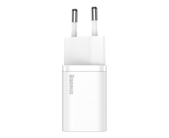 Baseus Super Si Quick Charger 1C 25W with USB-C cable for USB-C 1m (white)