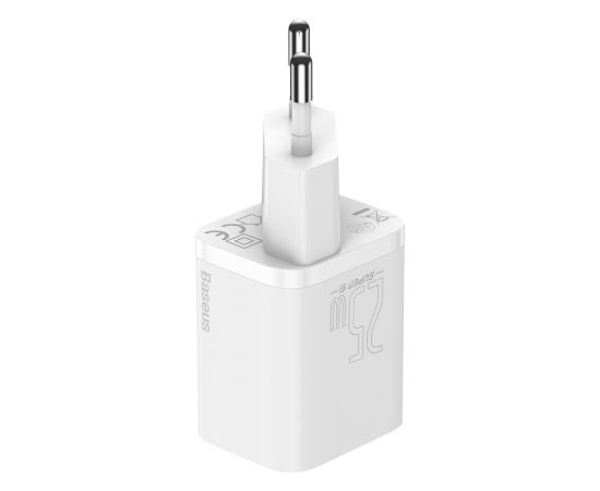 Baseus Super Si Quick Charger 1C 25W with USB-C cable for USB-C 1m (white)