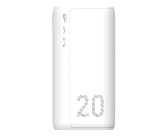 SILICON POWER GS15 Powerbank External battery 20000 mAh 2x USB 2.1A (SP20KMAPBKGS150W) White