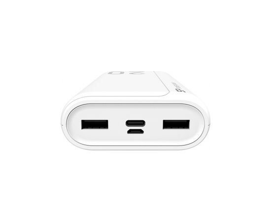 SILICON POWER GS15 Powerbank External battery 20000 mAh 2x USB 2.1A (SP20KMAPBKGS150W) White