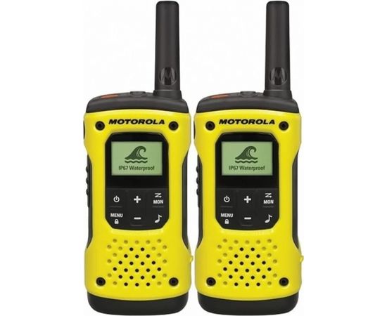 Motorola Talkabout T92 H2O Yellow Twin Pack