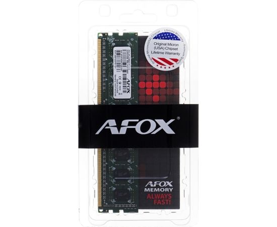 AFOX DDR3 8GB 1600 DDR3 UDIMM memory module 8 GB 1600 MHz LV 1,35V