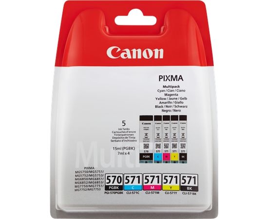 Canon Ink PGI-570/CLI-571 Multipack (0372C004)