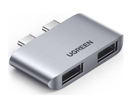Adapter UGREEN CM413, 2x USB-C to 2x USB 3.1 (grey)