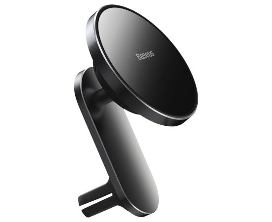 Baseus Big Energy car mount with wireless charger 15W for Iphone 12 (Black)